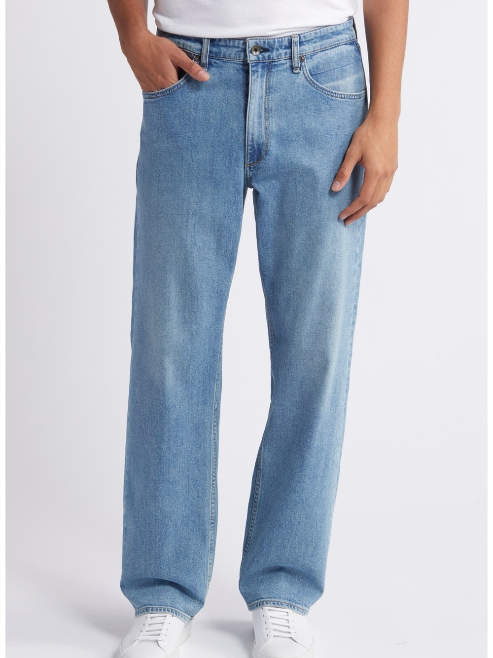 rag & bone Light Blue Relaxed Fit Men's Jeans